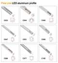 PROFILE ALUMINIUM POUR LIGNE FINE SERIE PAL-F