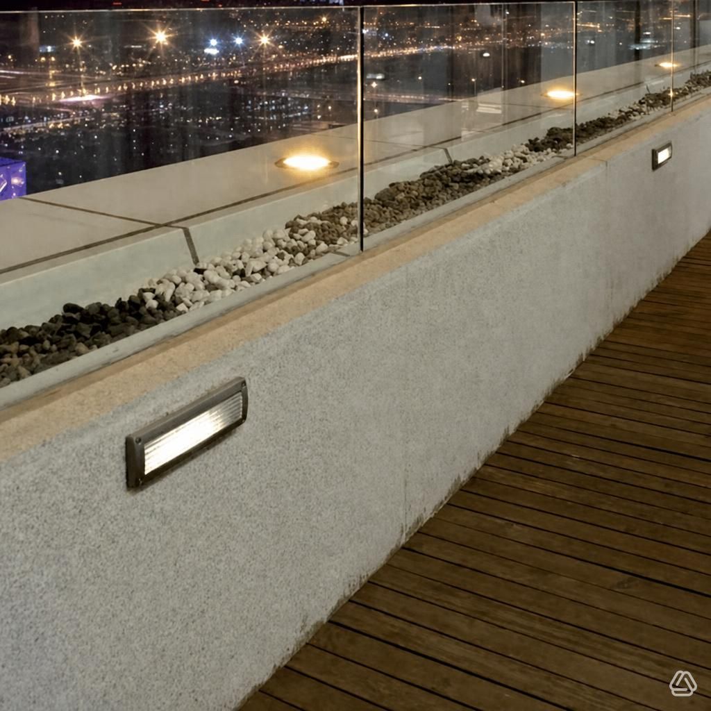 Encastré mural LED 10 W IP65 IK10, série STO