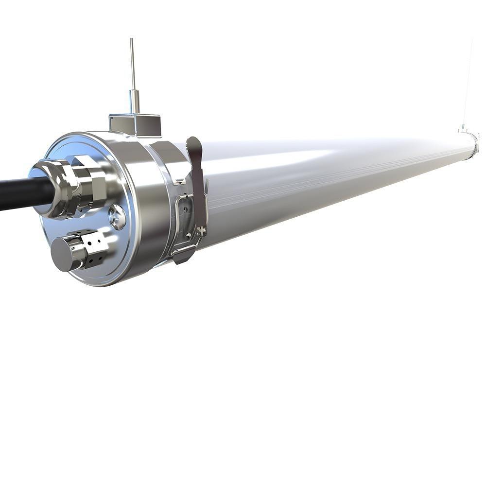 Luminaire LED tubulaire étanche, série TBLF IP69 IK10